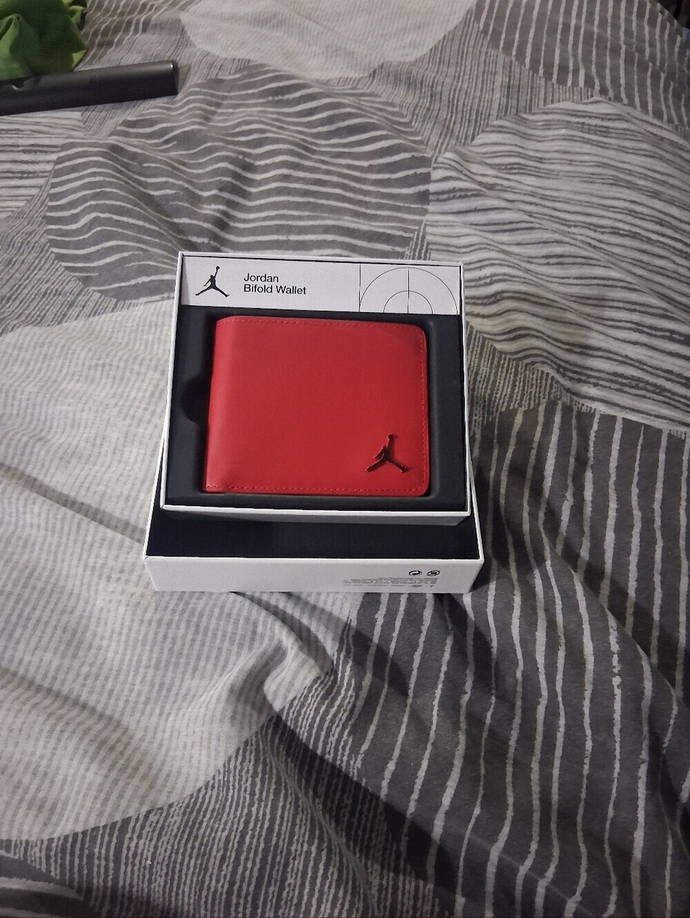 Jordan Red Bifold Wallet with Jumpman Logo